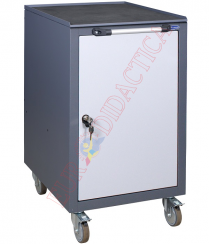 Carucior instrumente cu usa si raft (500x600x900mm)