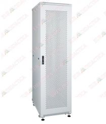 Dulap metalic SERVER, 1 usa plina si 1 perforata (600x800x2040mm)