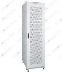 Dulap metalic SERVER, 1 usa plina si 1 perforata (600x600x2040mm)