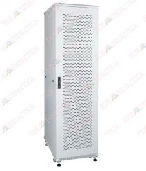 Dulap metalic SERVER, 1 usa plina si 1 perforata (600x1000x2040mm)