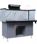 Banc de lucru sudor pentru racordare la sistem de ventilare