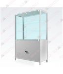 Dulap  tip  vitrina cu partea inferioara metalica(980x400x1610mm)