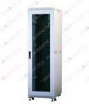 Dulap metalic SERVER, 1 usa plina si 1 din sticla (600x600x2040mm)